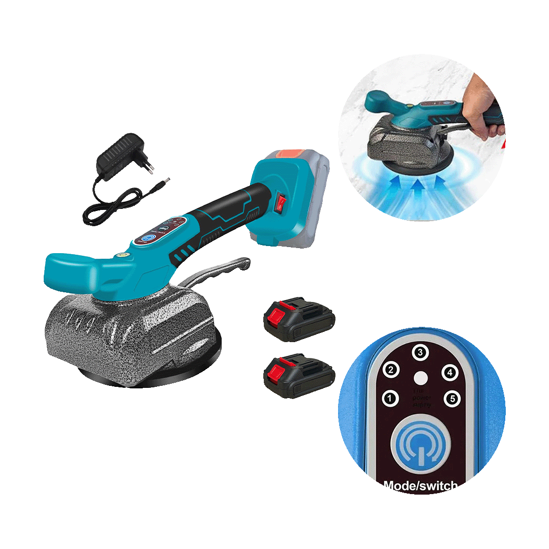 Ventosa Vibrante per Piastrelle Cordless